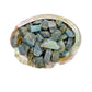 Near view of Labradorite raw stone, carried for Intuition, showing characteristic color.