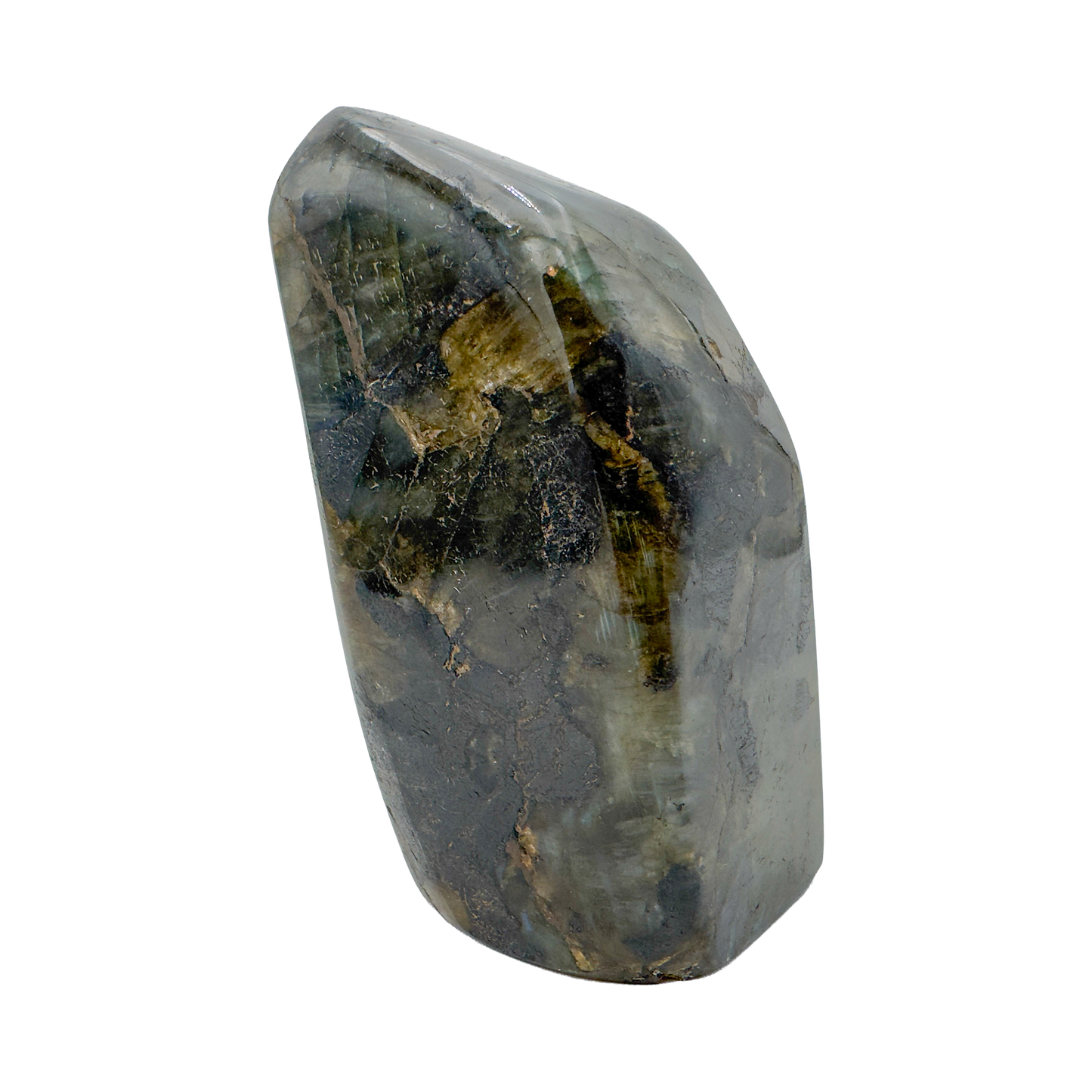 Back view of Labradorite freeform from Madagascar