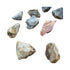 Labradorite Orange/gold Predominant Crystals for Intuition, Manifestation & Meditation — gray rough natural, A grade from Madagascar