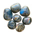 Labradorite Palm Stones for Intuition, Manifestation & Meditation — gray smooth polished, AA grade Madagascar-sourced