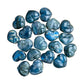 Polished Labradorite Hearts for Intuition, Manifestation & Meditation — gray polished, AA grade Madagascar-sourced