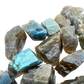 Labradorite rainbow raw stones with prominent green and blue flash, 5 to 15 grams, hand-selected Madagascar pieces