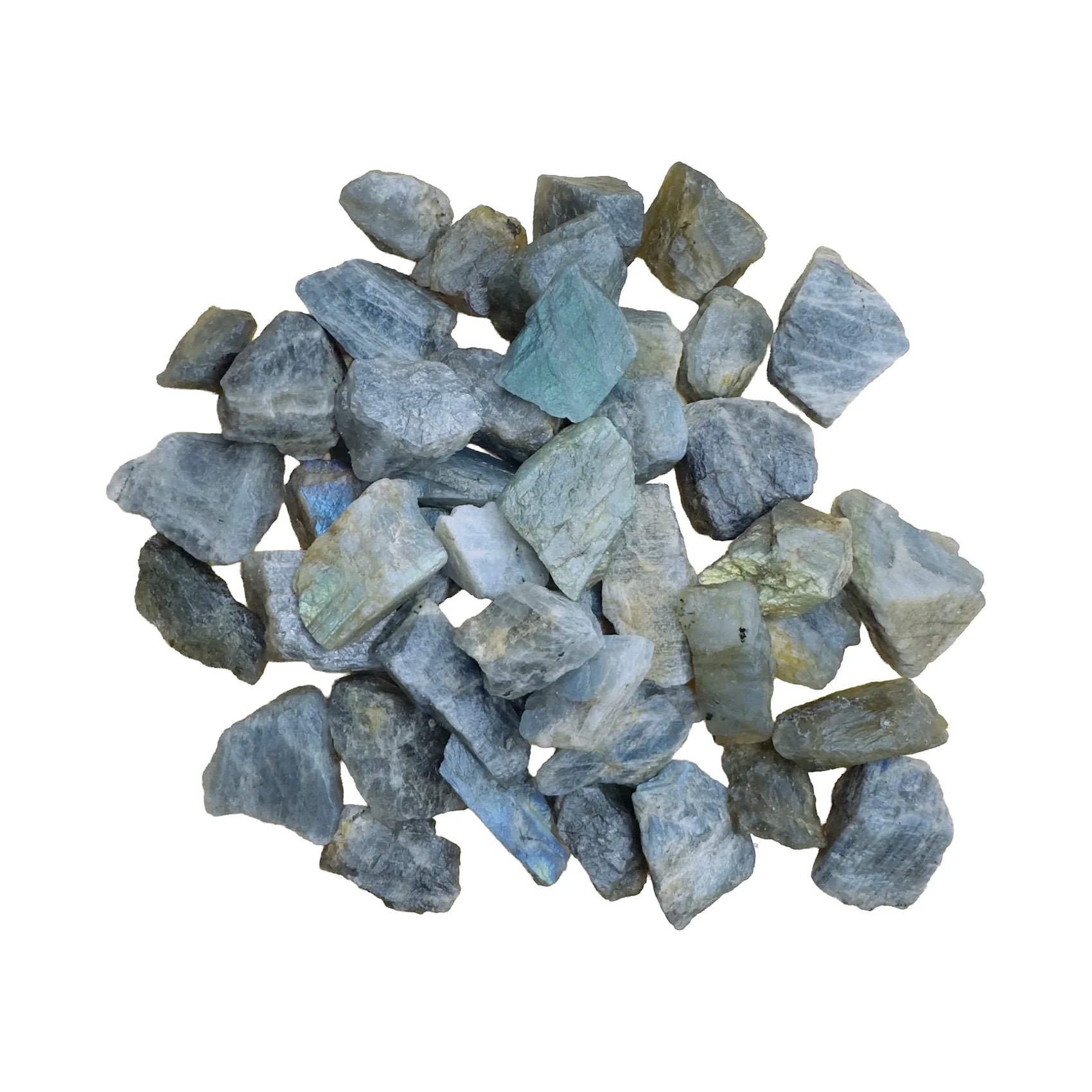 Labradorite Rainbow Raw Stones for Intuition, Manifestation & Meditation — gray rough, hand-selected AA directly from Madagascar