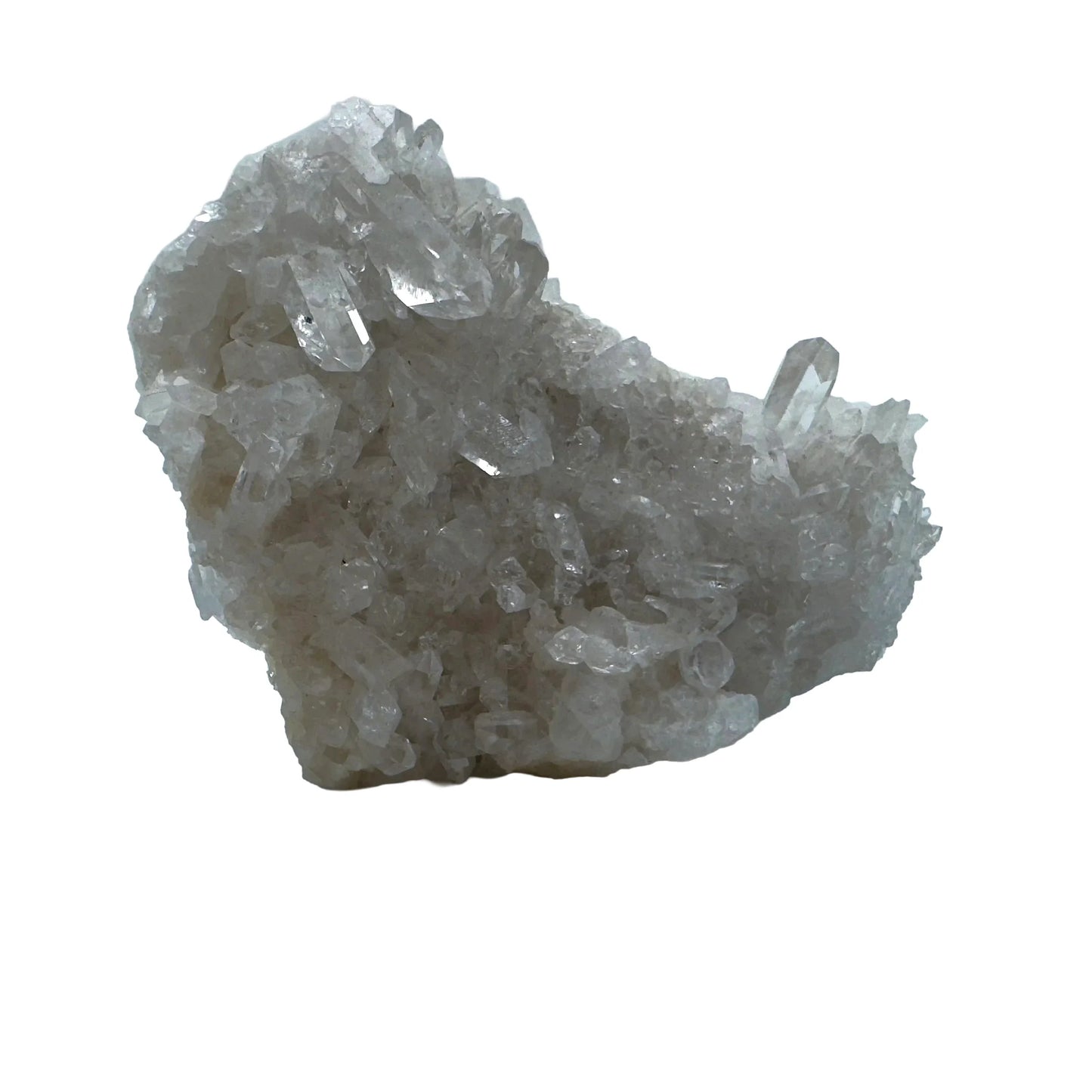 Color detail of Clear Quartz specimen, carried for Cleansing, Brazil-sourced.