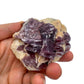Back view of Grade AA Lepidolite cluster showing natural surface