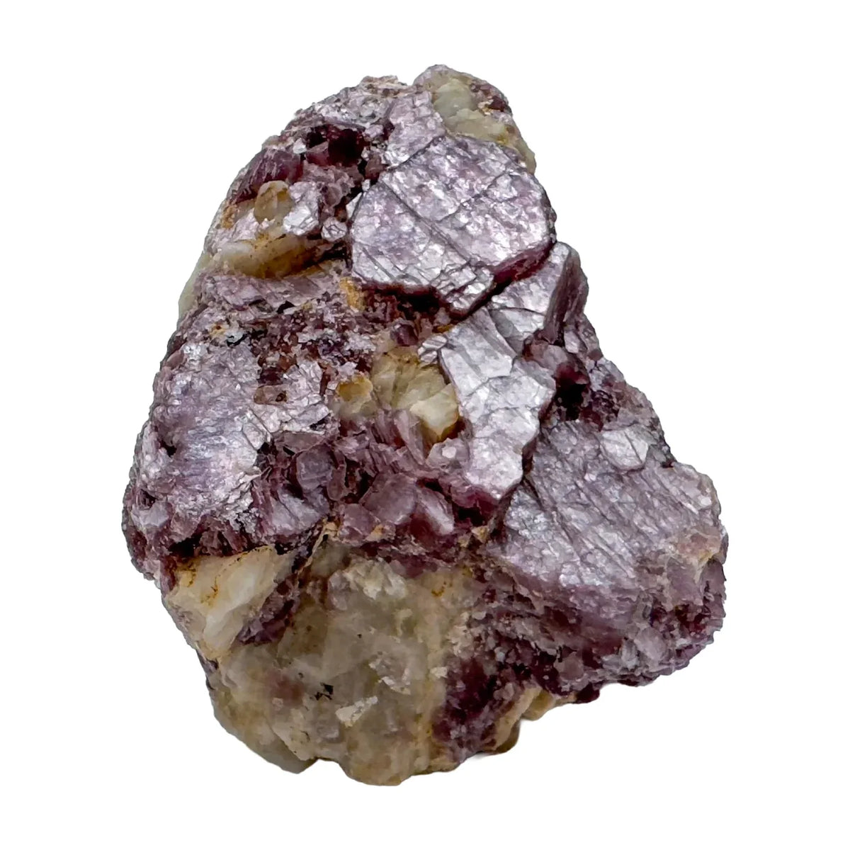 Detail capture of Lepidolite specimen, hand-selected from Minas Gerais, Brazil.