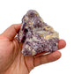 Back view of Grade AA Lepidolite cluster showing natural surface
