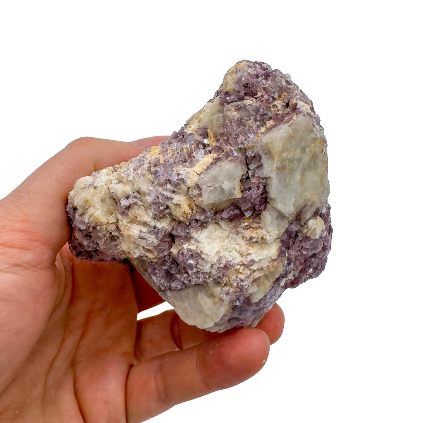 Full profile of Grade AA Lepidolite cluster ready to ship from Beyond Bohemian