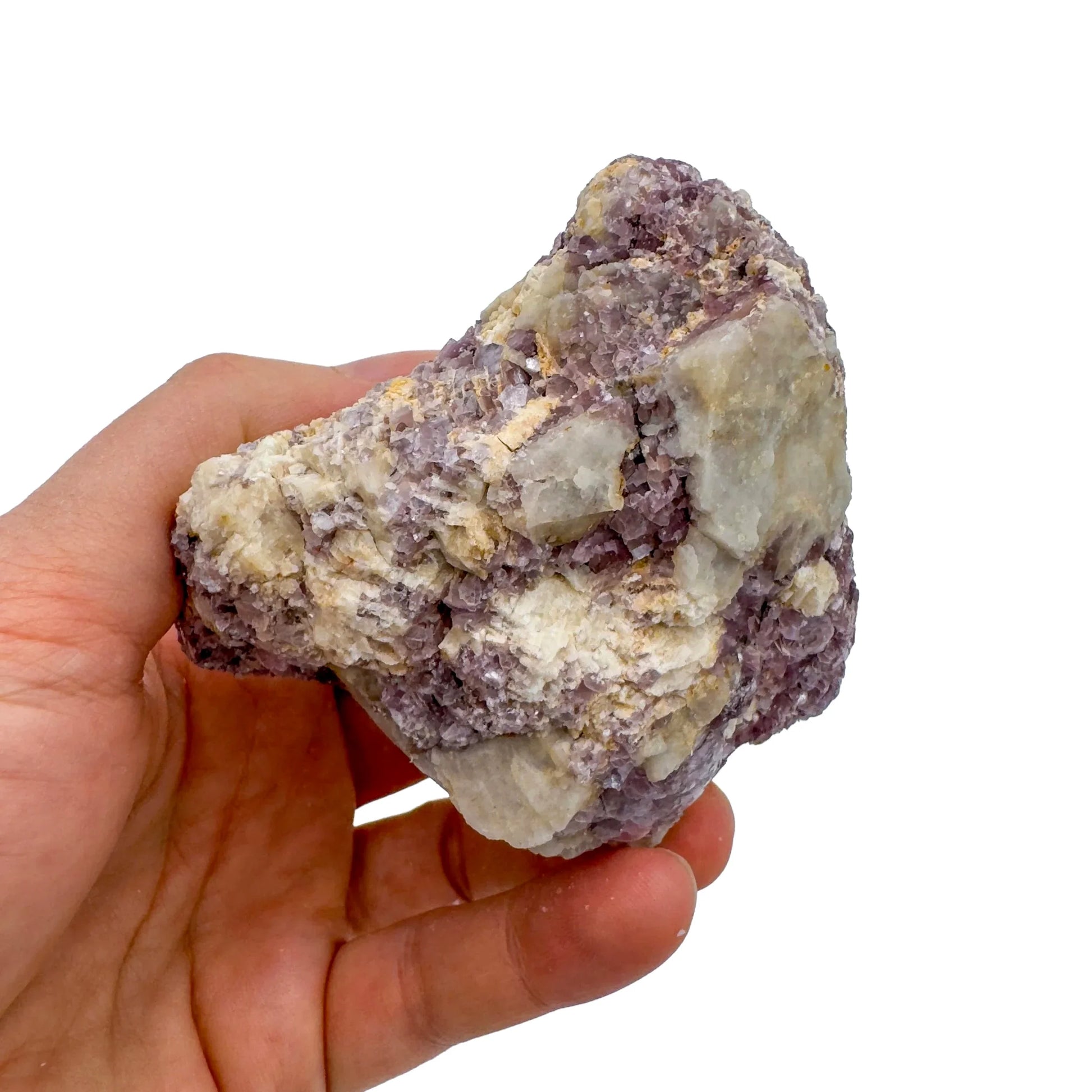 Full profile of Grade AA Lepidolite cluster ready to ship from Beyond Bohemian