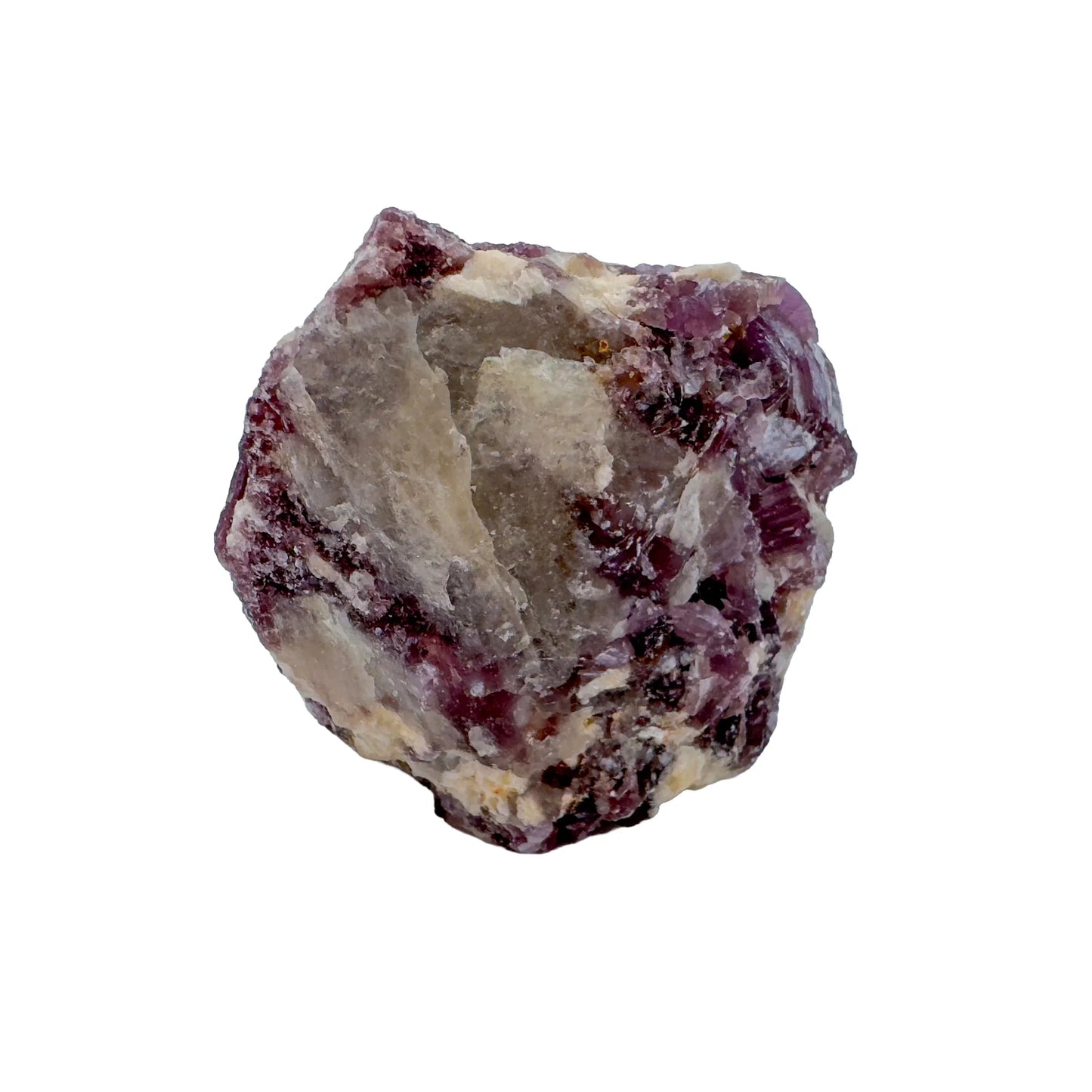Tight crop of Grade AA Lepidolite specimen, from Minas Gerais, Brazil.