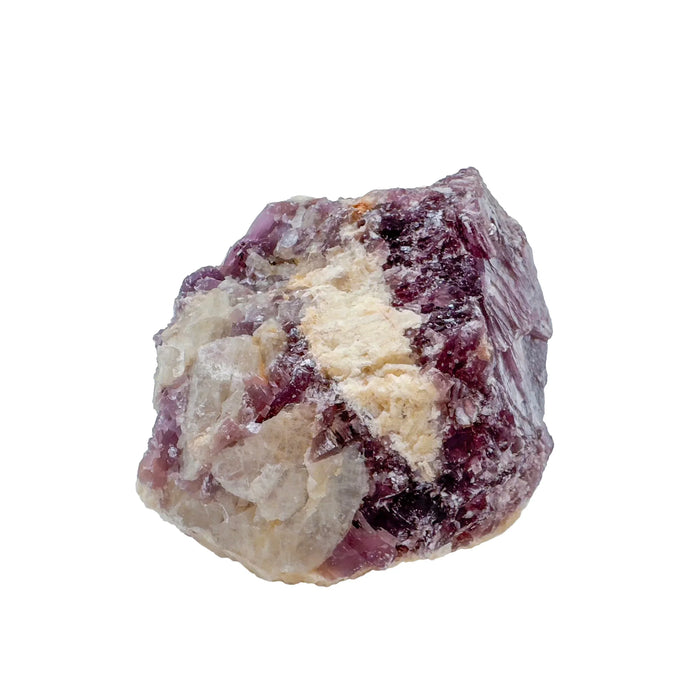 Aerial view of Lepidolite specimen, showing open form.