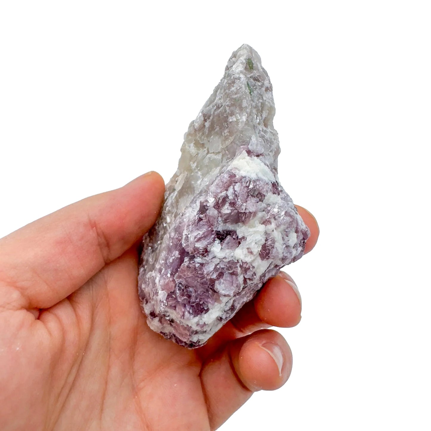 Full profile of Grade AA Lepidolite cluster ready to ship from Beyond Bohemian