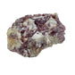 Rear view of Lepidolite specimen, from Minas Gerais, Brazil, showing natural banding.
