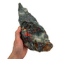 Full profile of Grade AA Bloodstone specimen ready to ship from Beyond Bohemian