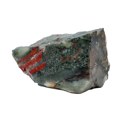 Natural Bloodstone Crystal Specimen for Confidence, Energy & Grounding — beginner-friendly green natural from Eswatini
