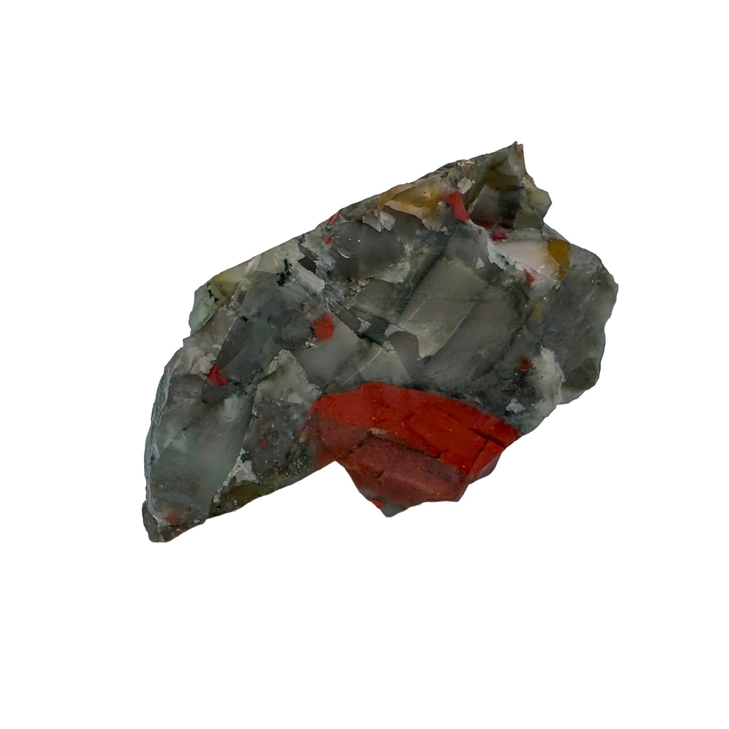 Opposite side of Bloodstone specimen, showing characteristic patterning.