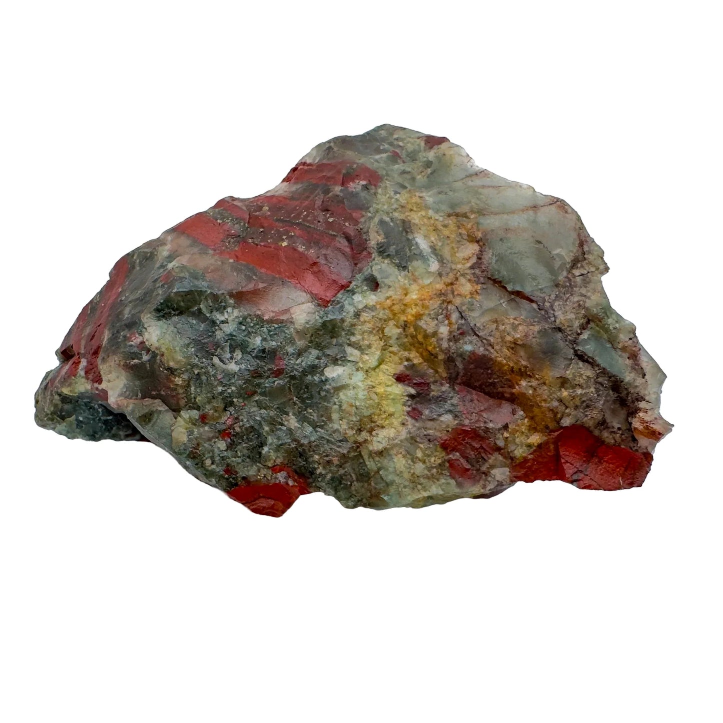 Scale reference of a Bloodstone specimen, hand-selected from Hhohho, Eswatini.