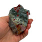 Detail shot of Grade AA Bloodstone specimen under natural light