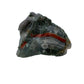 Detail of Bloodstone specimen, showing open form.