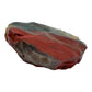 Underside detail of Grade AA Bloodstone specimen, showing natural banding.