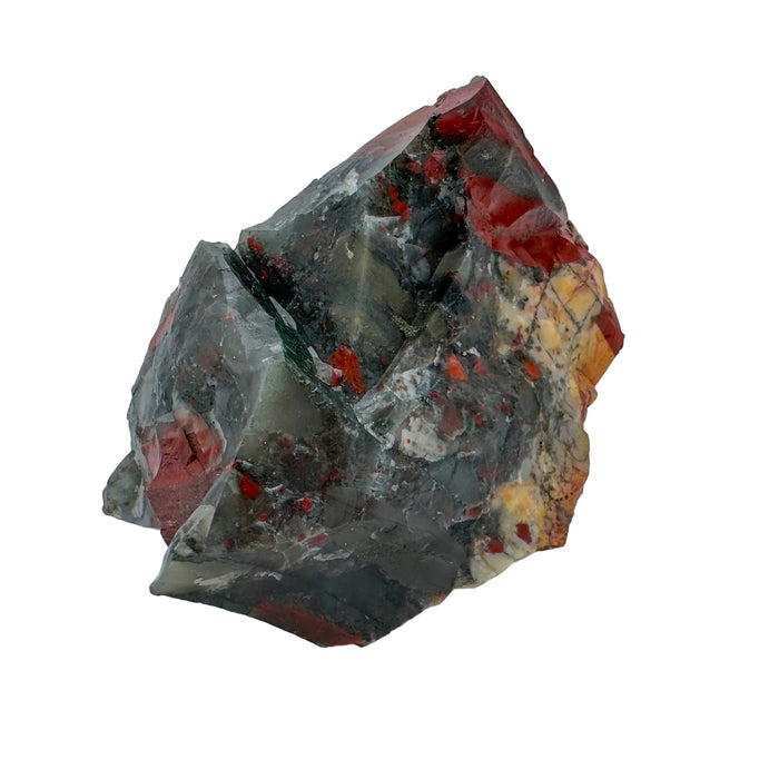 Top view of Bloodstone specimen, Eswatini-sourced.