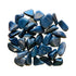 Lazulite Tumbled Stones traditionally associated with Focus, Intuition & Manifestation — blue polished, AA grade from Madagascar