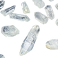 Lemurian Quartz points at angle, light catching the clearer sections of this 10 to 30 grams A-grade material.