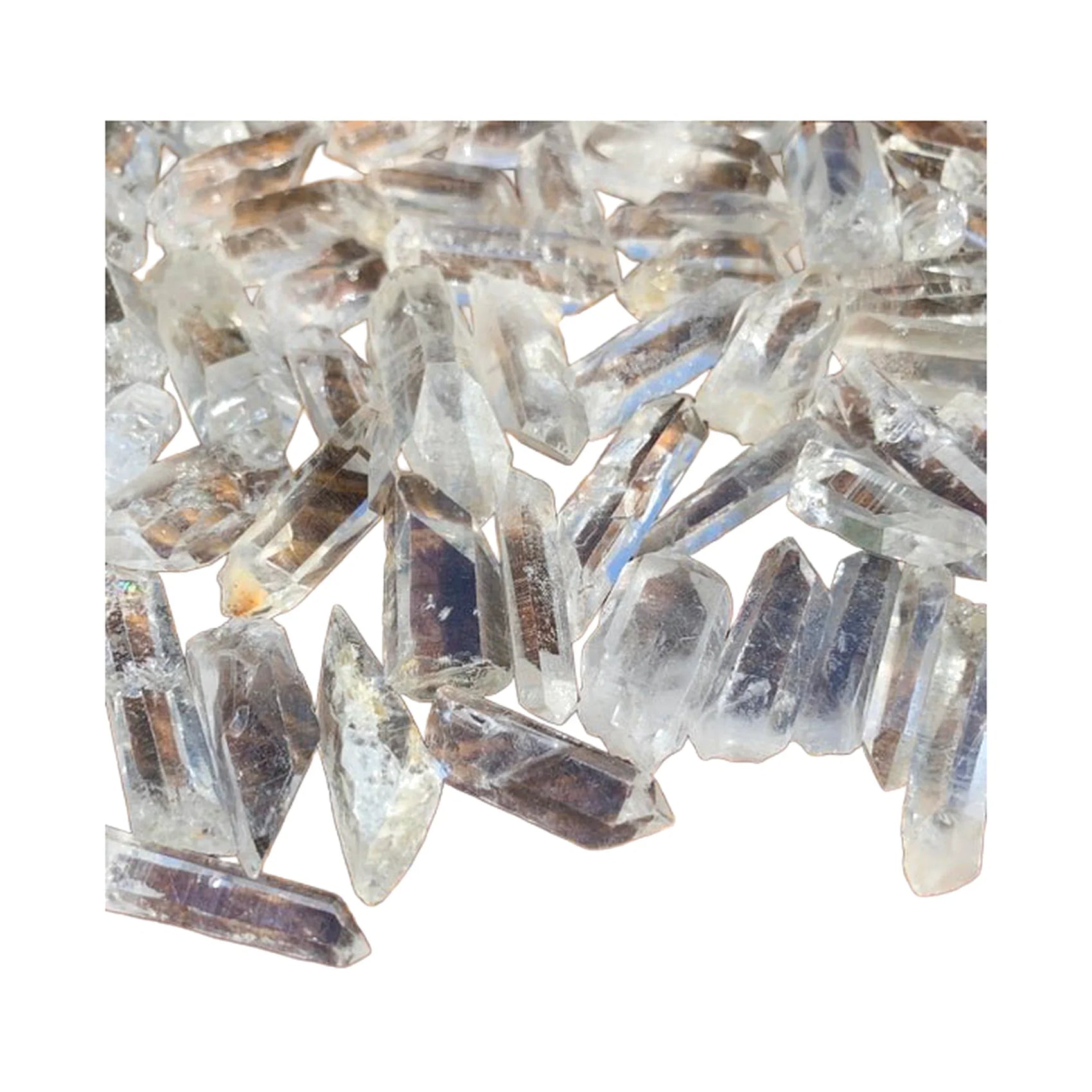 Lemurian Quartz Crystals for Cleansing, Intuition & Manifestation — clear natural, AA grade from Colombia