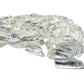 Angled view across small Lemurian Quartz points showing the horizontal ladder striations