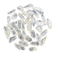 Close detail on a Lemurian Quartz point, natural six-sided termination uncut