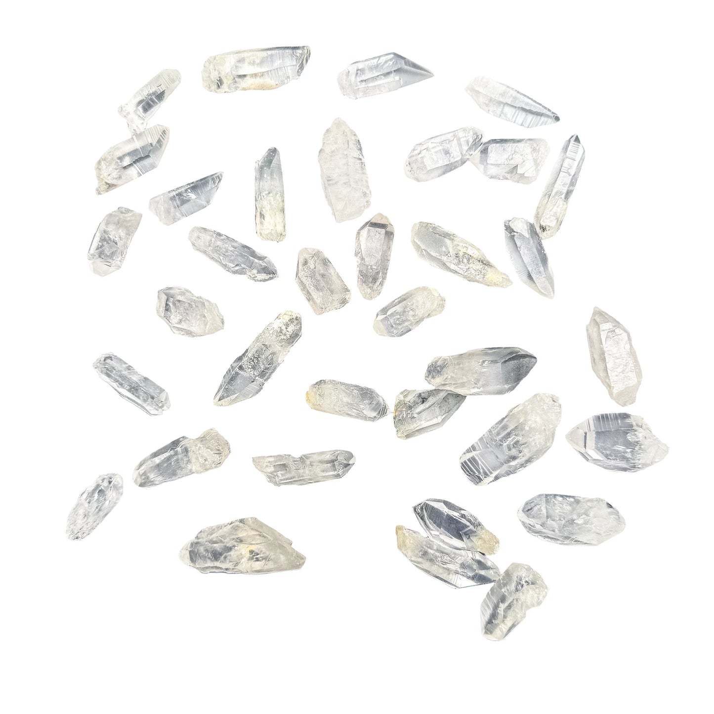 Loose Lemurian Quartz points, A grade, no polishing and no heat treatment
