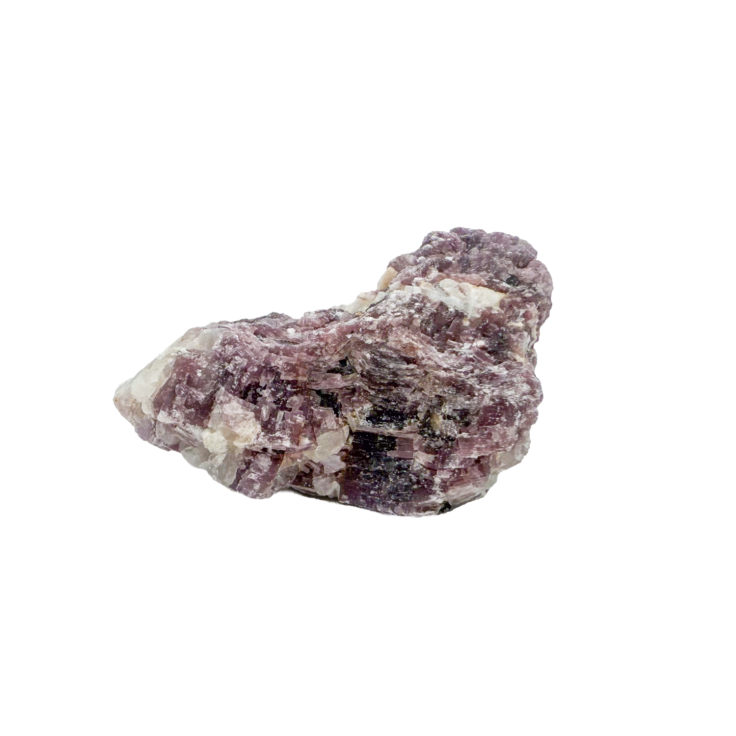 Lepidolite crystal specimen from Brazil, alternate view