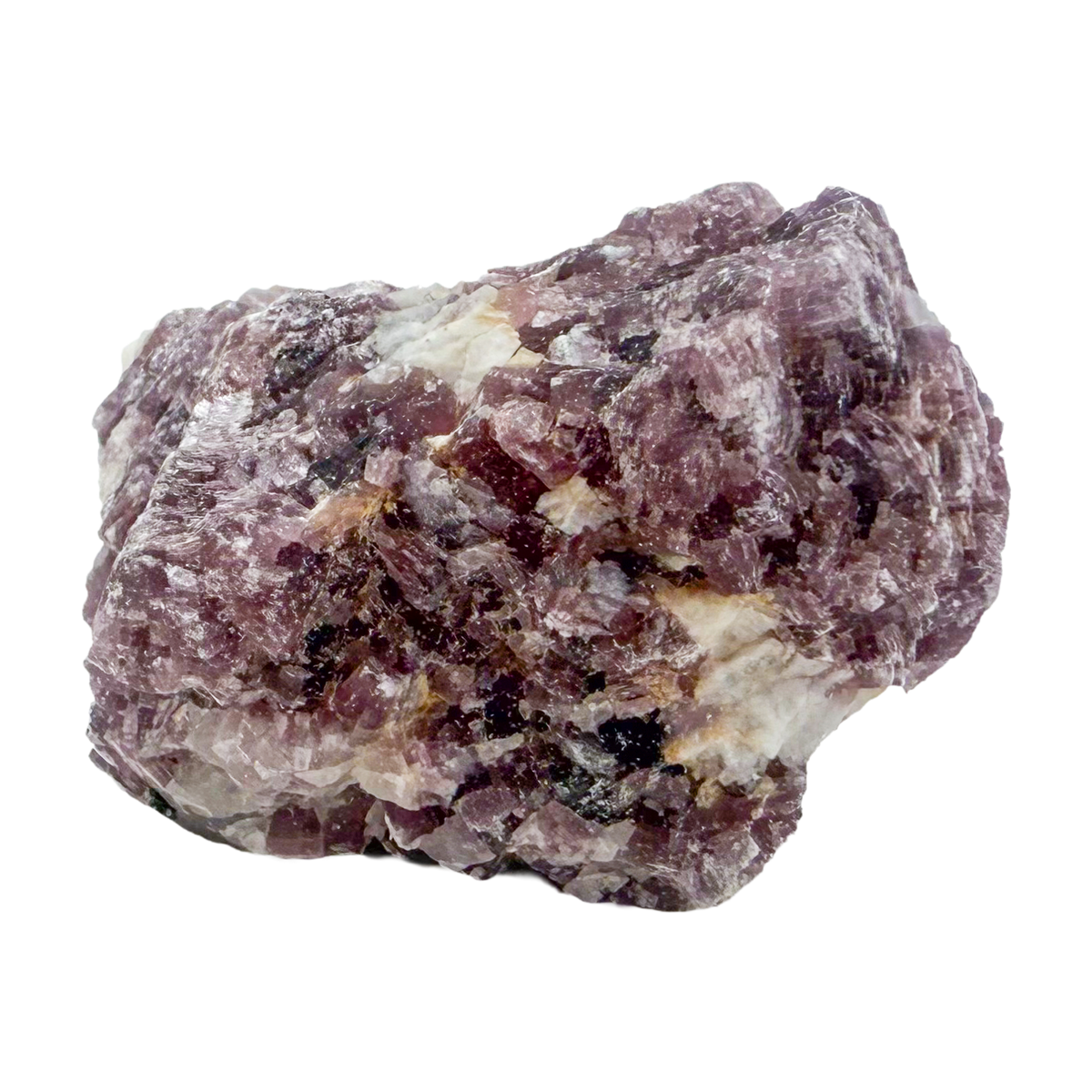 Lepidolite crystal specimen from Brazil, alternate view