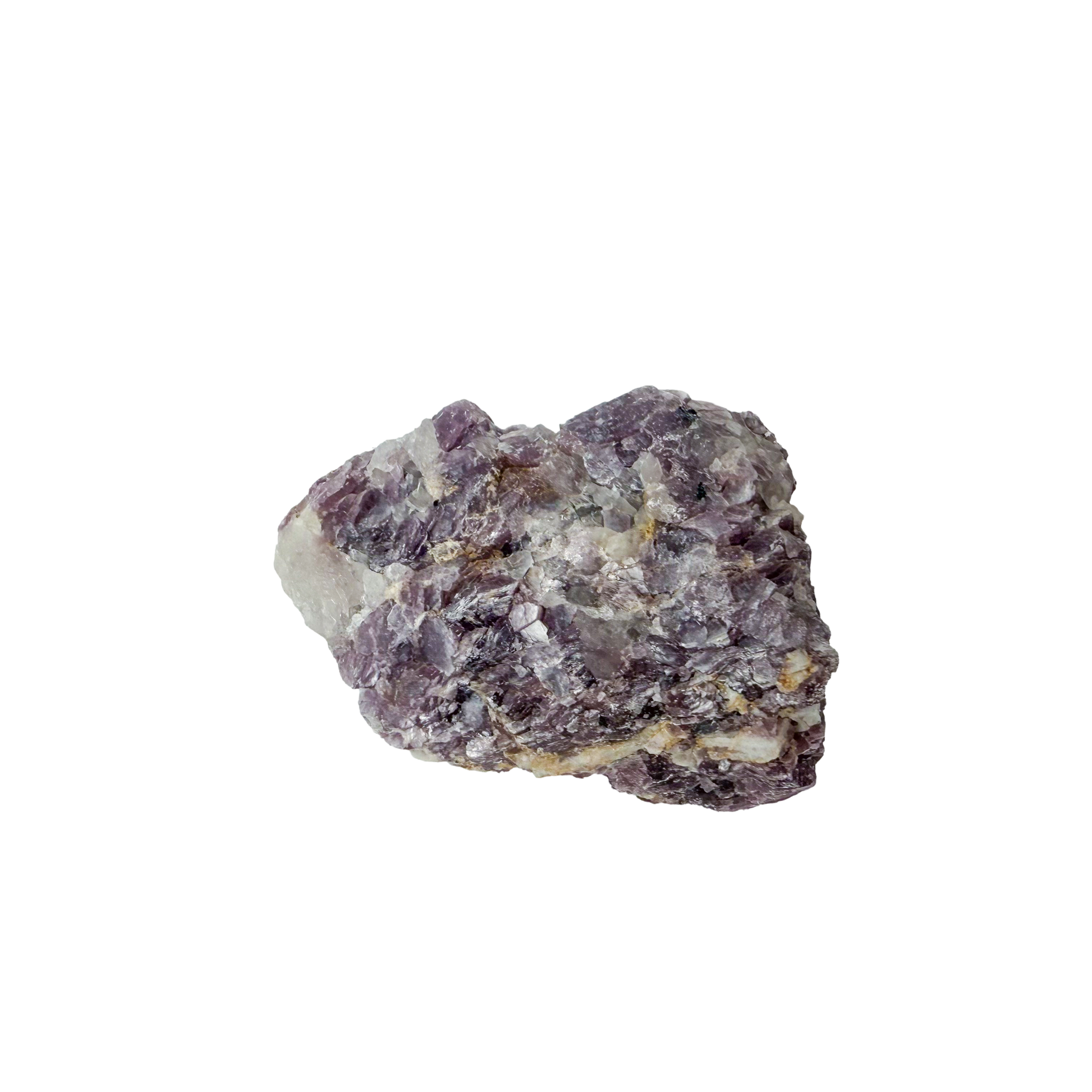 Lepidolite crystal specimen from Brazil, alternate view