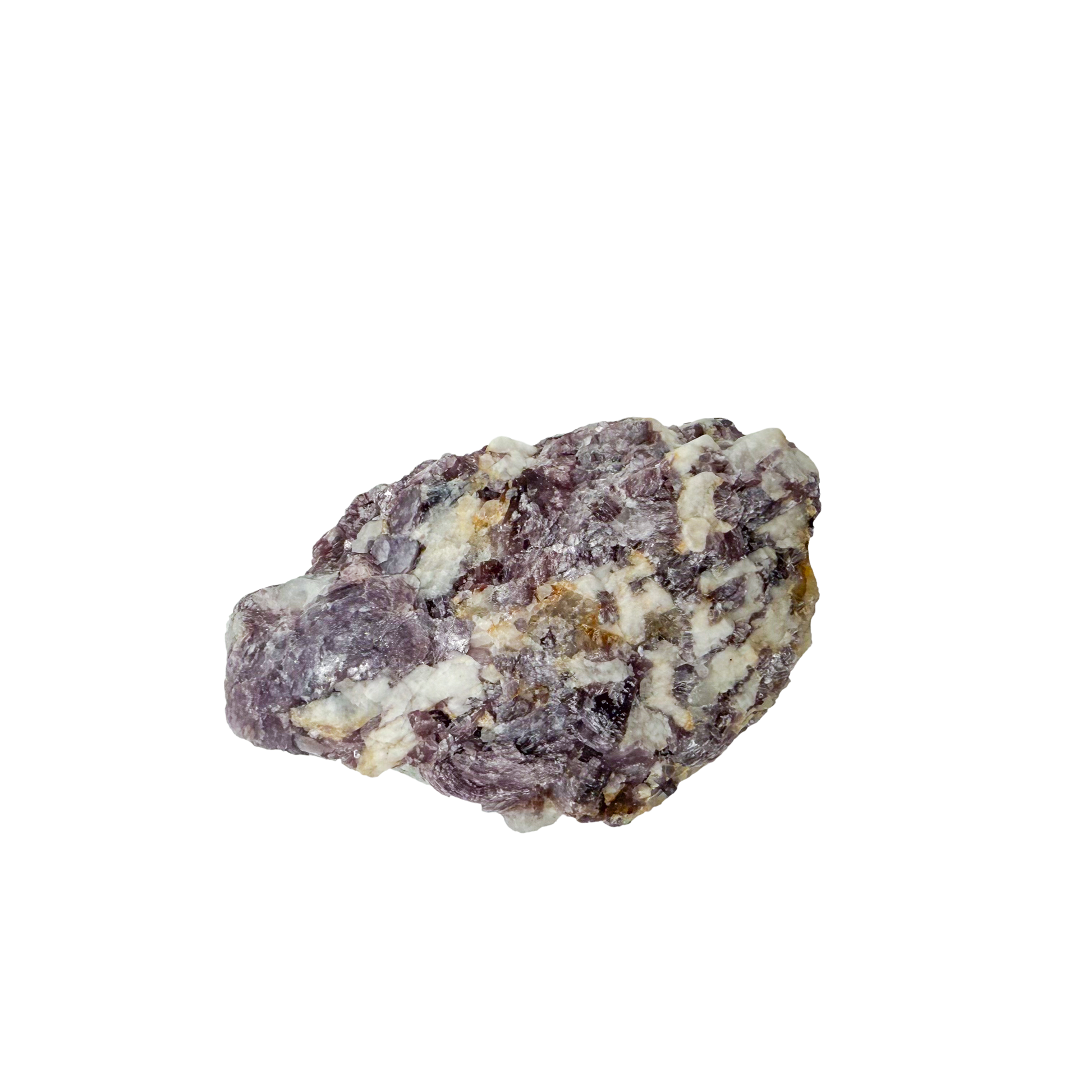 Lepidolite crystal specimen from Brazil, alternate view