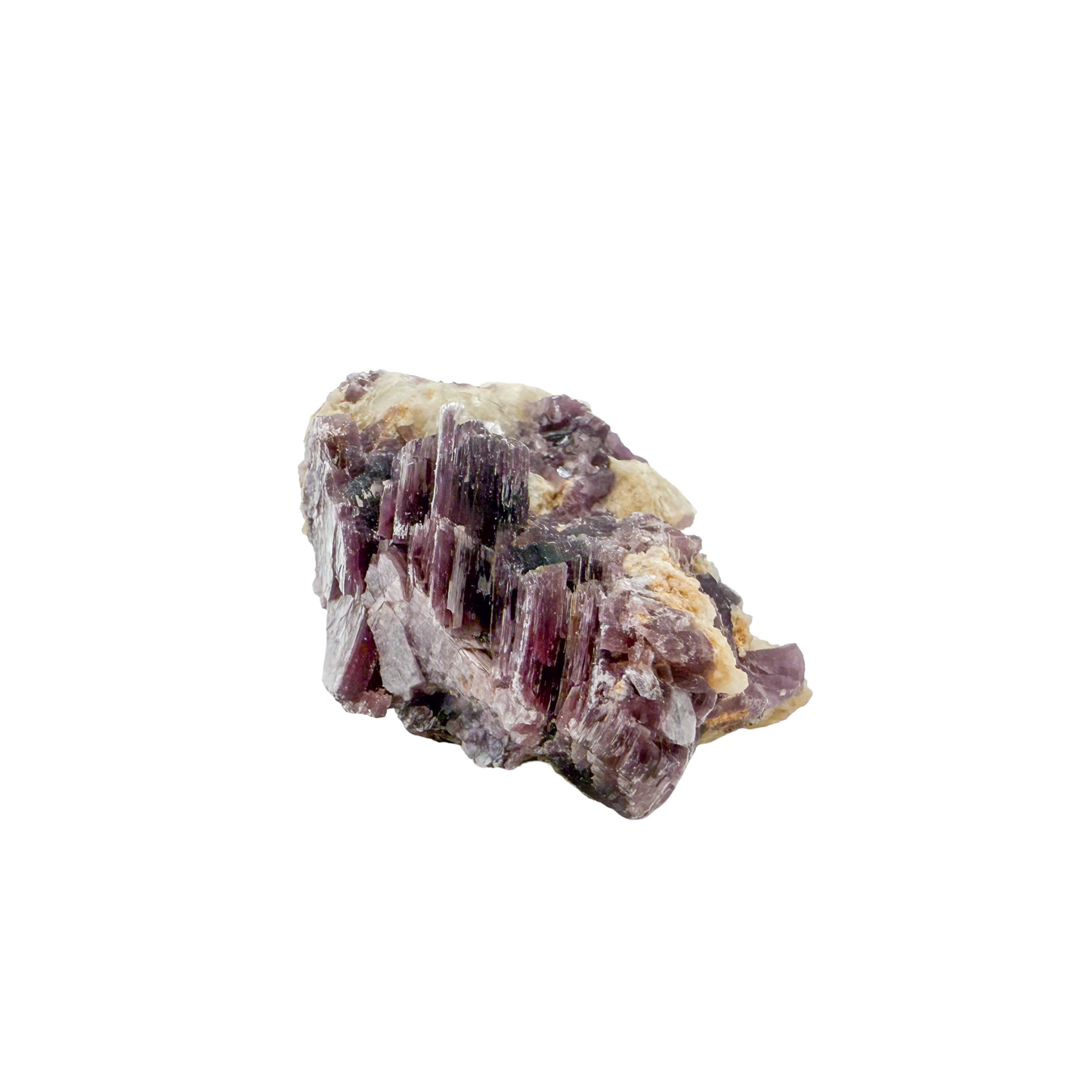 Lepidolite crystal specimen from Brazil, alternate view