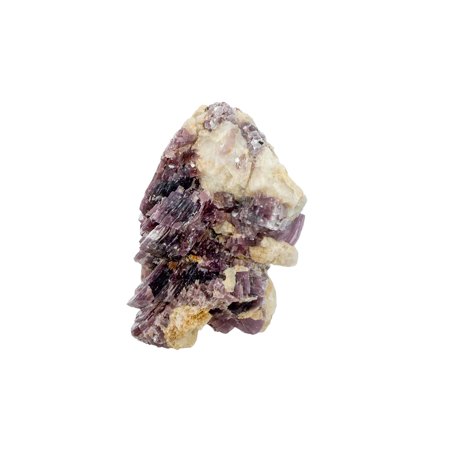 Lepidolite crystal specimen from Brazil, alternate view