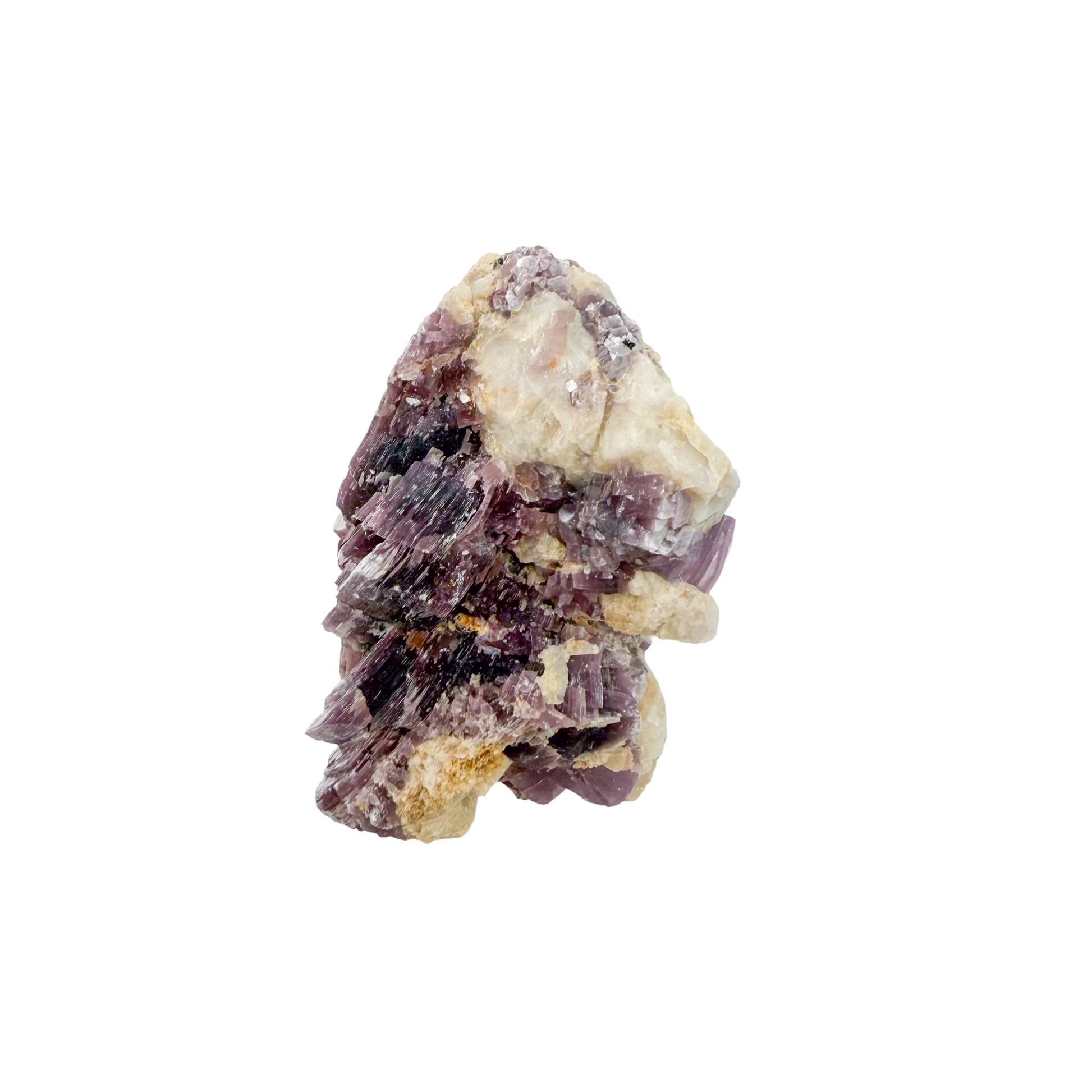 Lepidolite crystal specimen from Brazil, alternate view