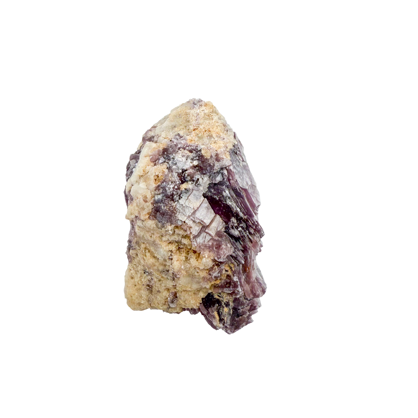 Lepidolite crystal specimen from Brazil, alternate view