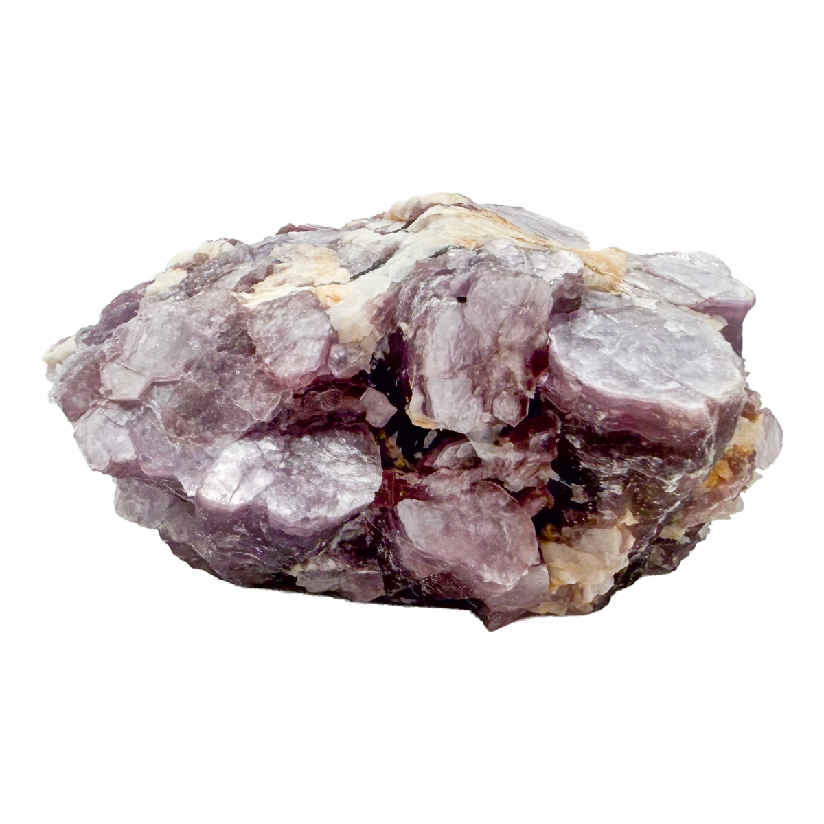 AA grade Lepidolite crystal specimen from Minas Gerais, Brazil, lavender and pink mica with shimmering layered plates