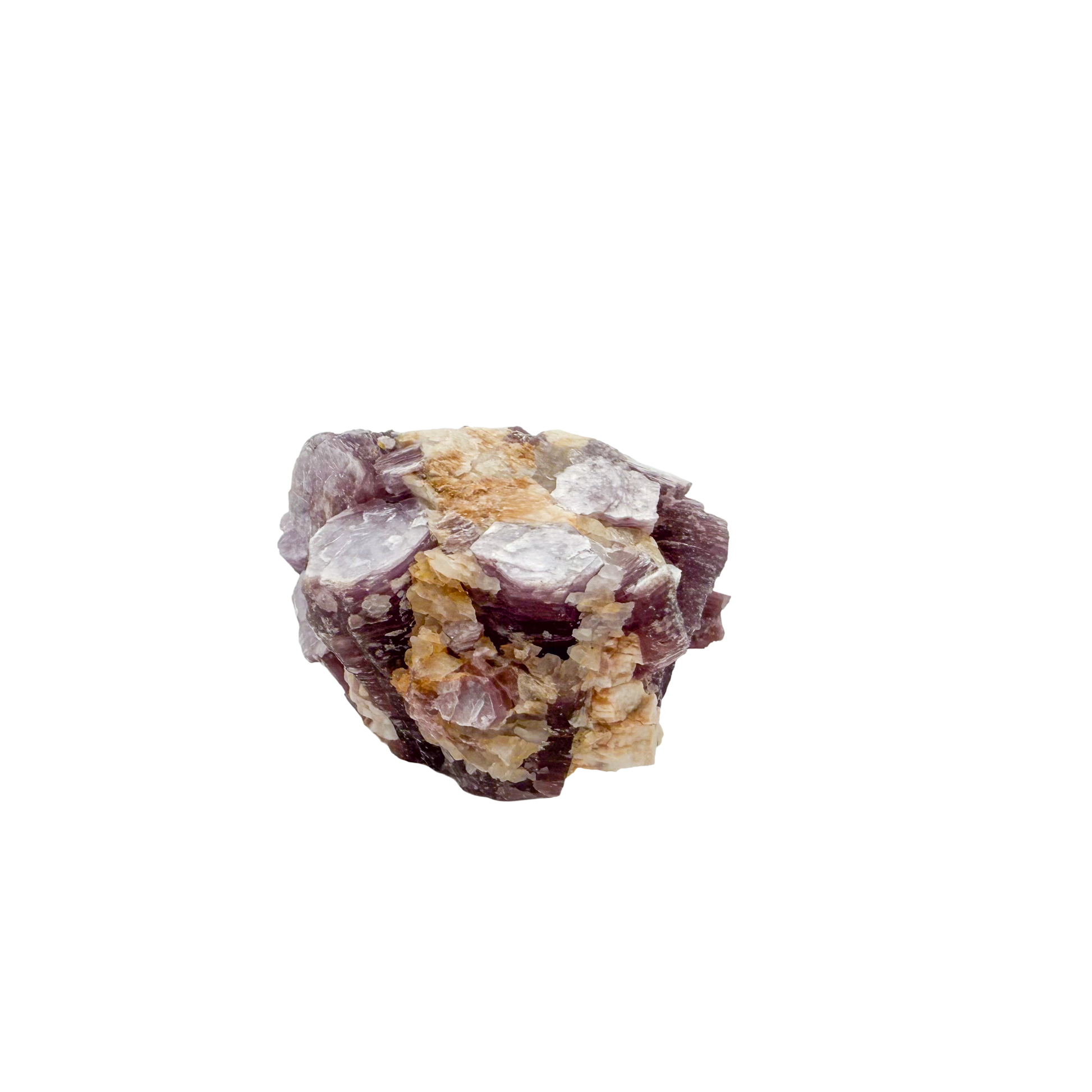 Lepidolite crystal specimen from Brazil, alternate view