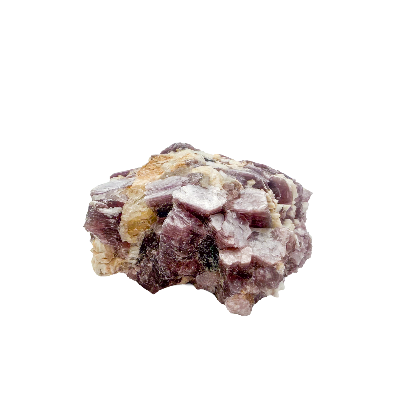 Lepidolite crystal specimen from Brazil, alternate view