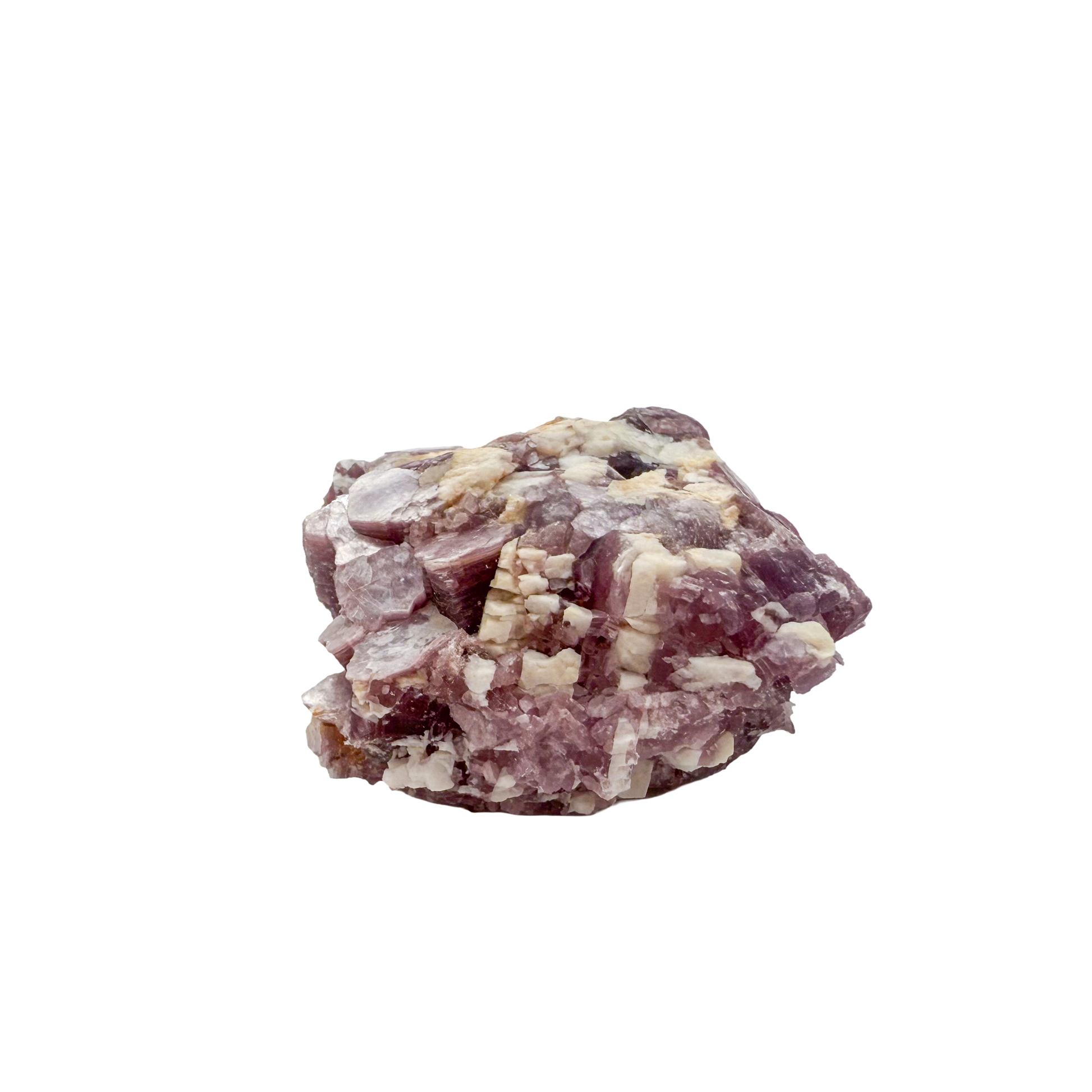 Lepidolite crystal specimen from Brazil, alternate view