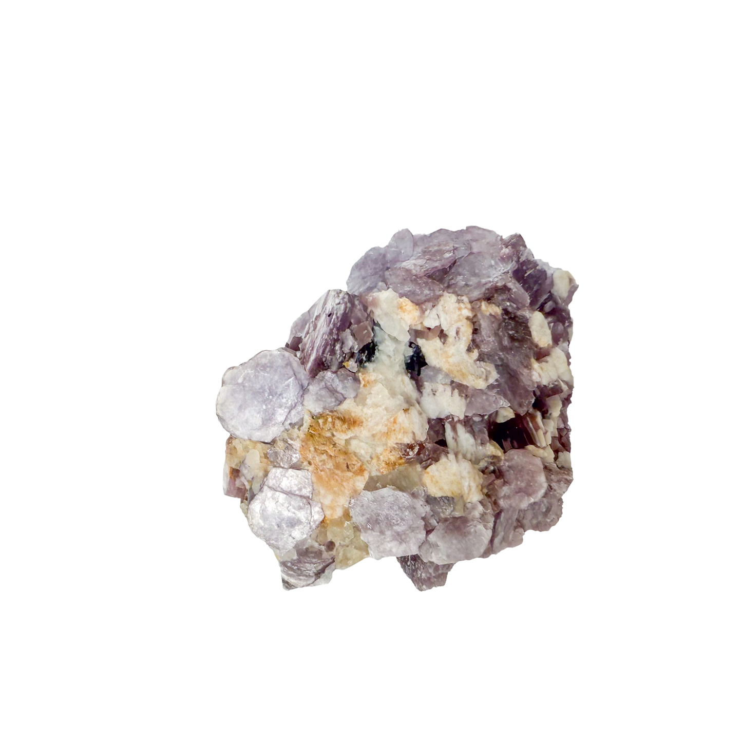 Lepidolite crystal specimen from Brazil, alternate view