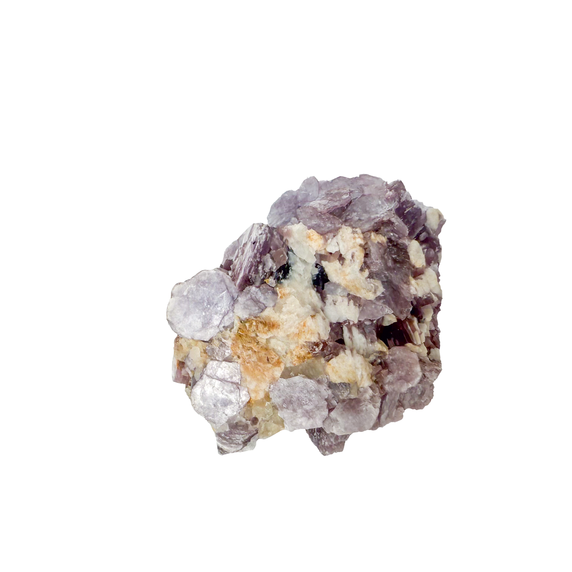 Lepidolite crystal specimen from Brazil, alternate view