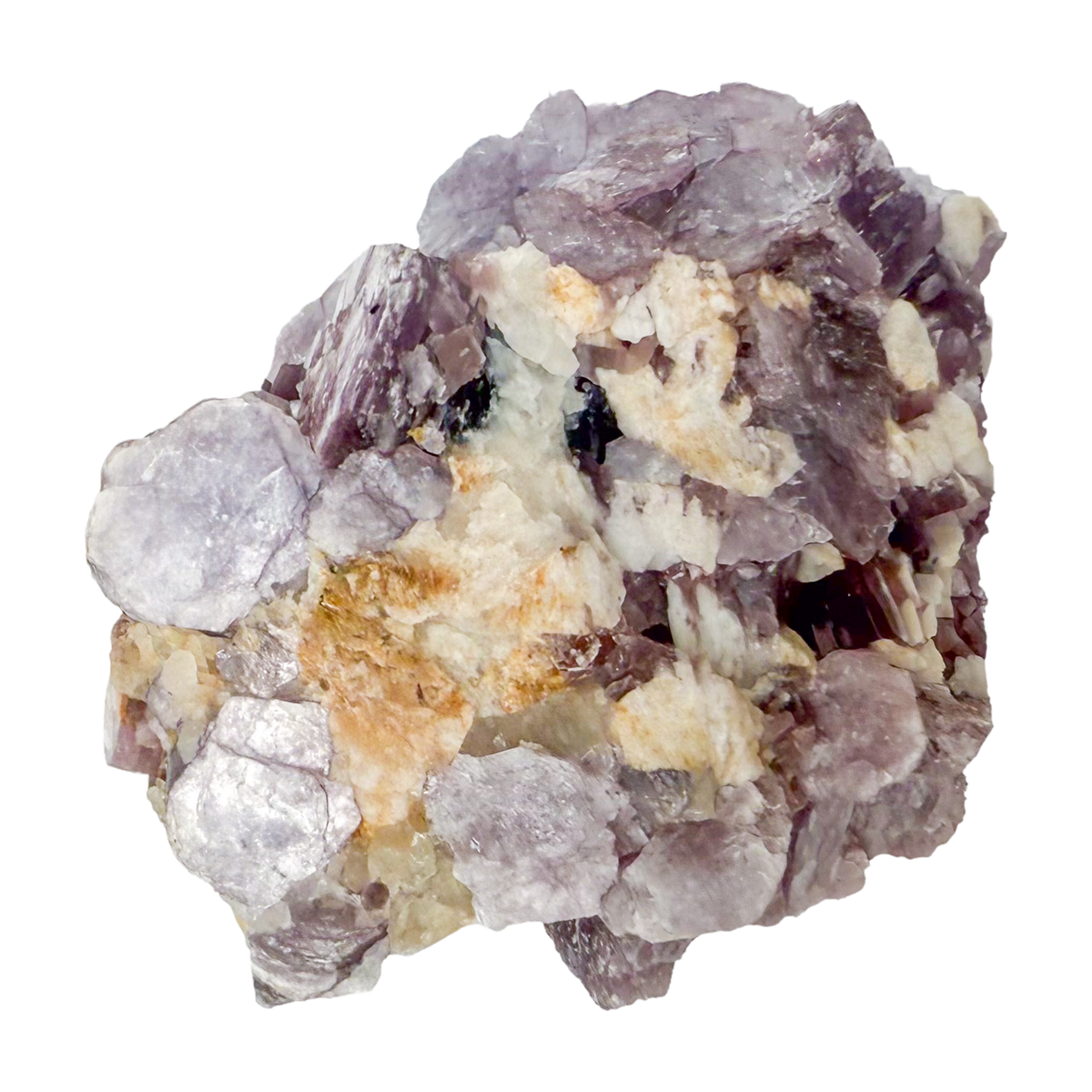 Lepidolite Crystal Specimen from Minas Gerais, Brazil, AA grade, fifth view