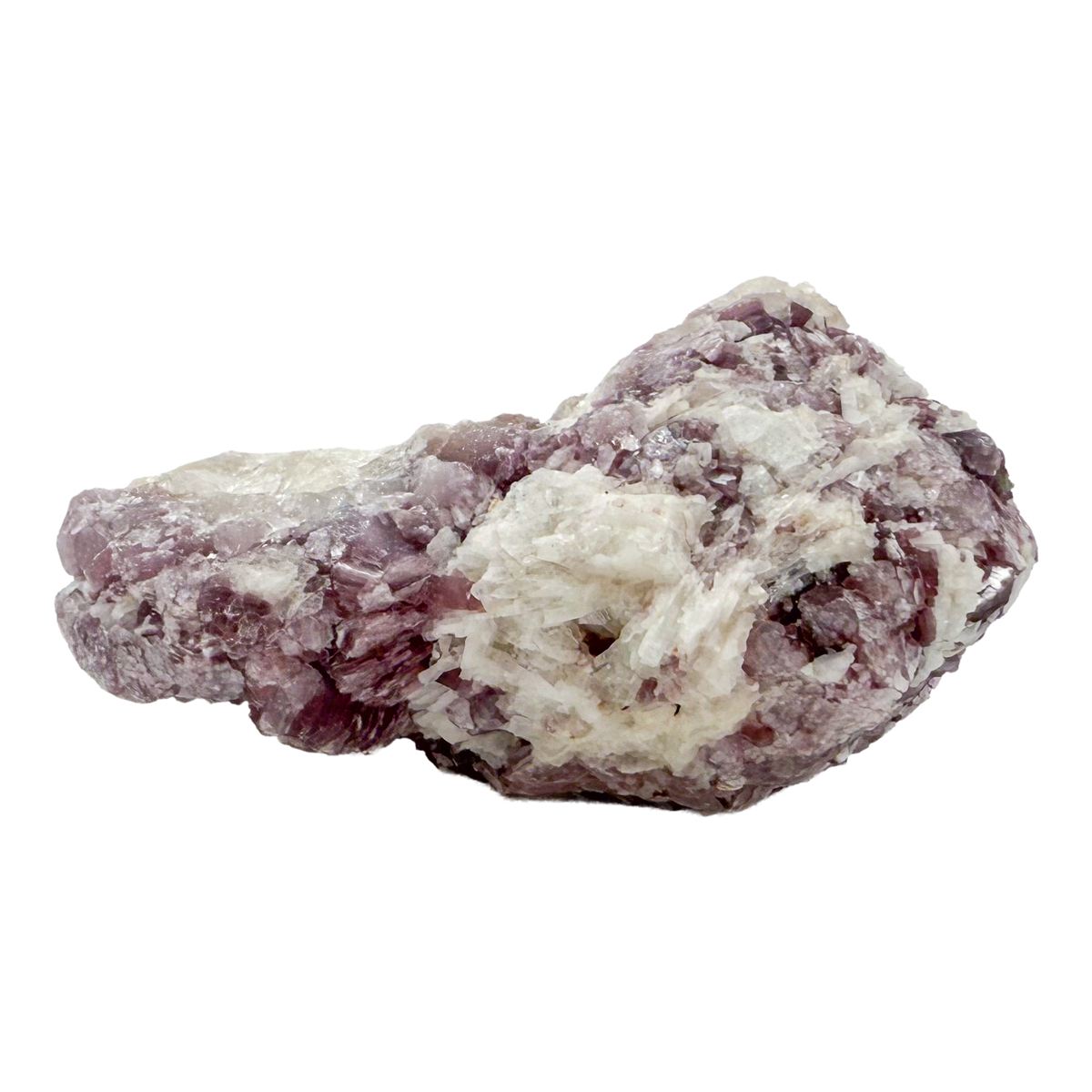 Lepidolite crystal specimen from Brazil, alternate view