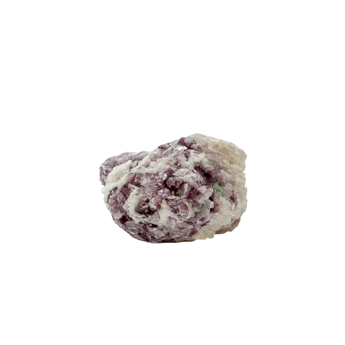 Lepidolite crystal specimen from Brazil, alternate view