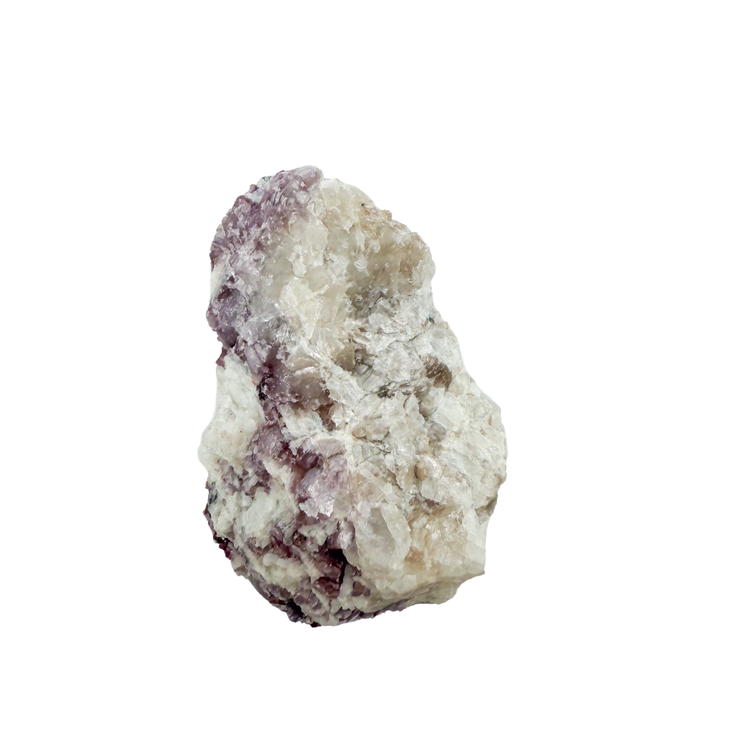 Lepidolite crystal specimen from Brazil, alternate view