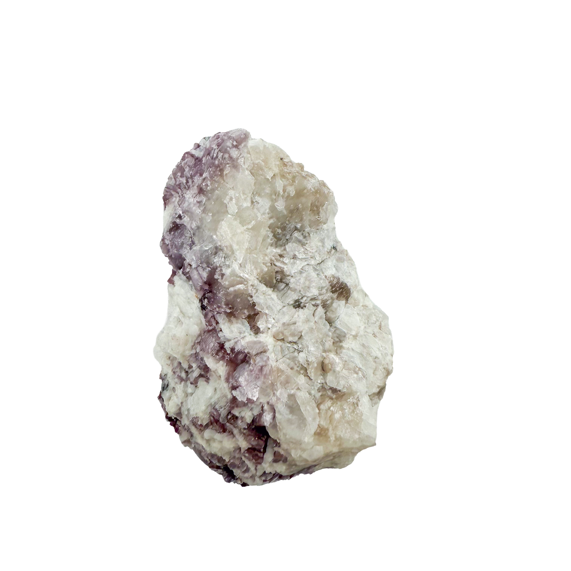 Lepidolite crystal specimen from Brazil, alternate view
